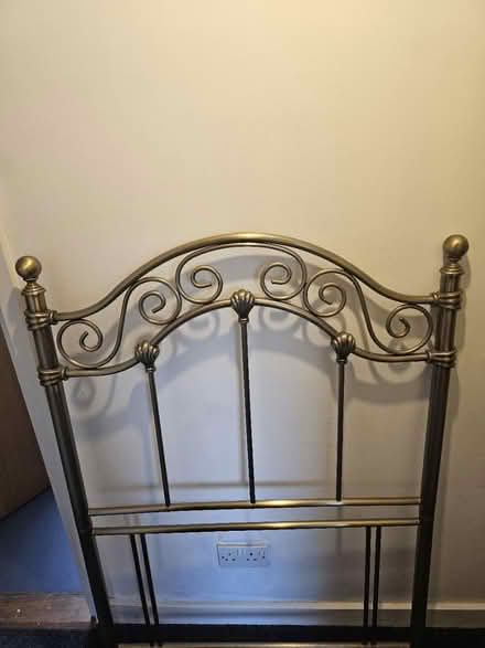 Photo of free Brass effect bedstead (CT16) #1