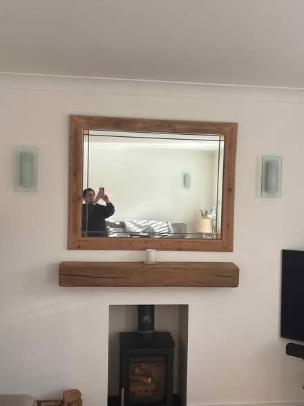 Photo of free Pine framed mirror (Boxmoor, Hemel Hempstead) #1