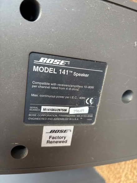 Photo of free Bose Speakers Model 141 (Headington Hill OX3) #3