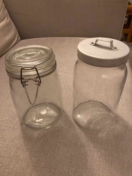 Photo of free 2 Glass Storage Jars (CT1) #1