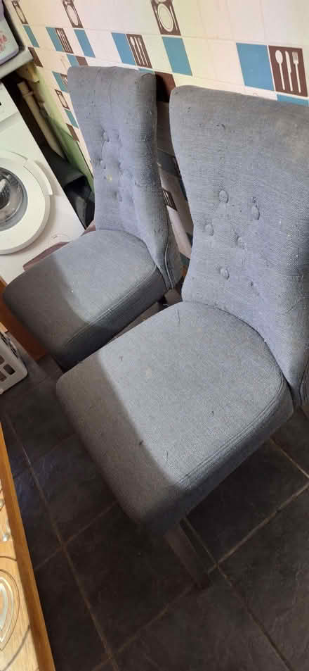 Photo of free Large wooden table and 4 chairs. (Dagenham RM10) #3