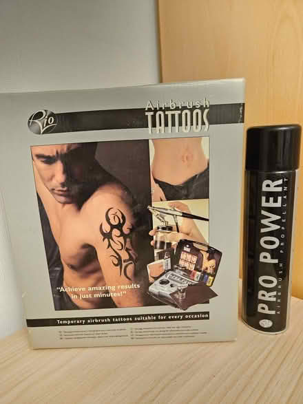 Photo of free Airbrush Temporary Tattoo Kit (Boldmere B73) #1