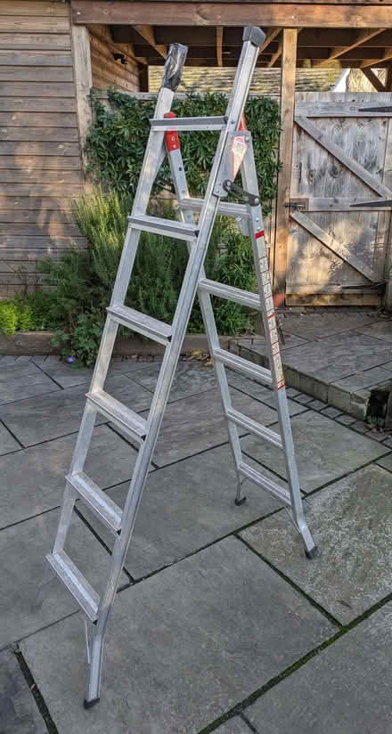 Photo of free Extendable aluminium ladder (Lower Wick WR2) #4