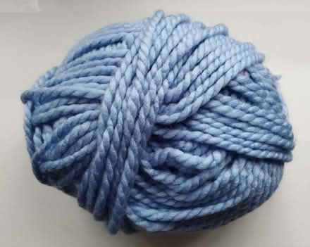 Photo of free 750g light blue acrylic yarn mostly used (Oulton ST15) #1