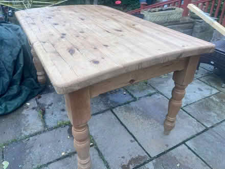 Photo of free Pine table and 4 chairs (Hurdsfield SK10) #1
