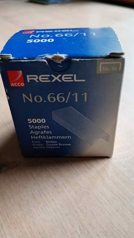 Photo of free Box of staples almost full (BD20 5DH Riddlesden) #1