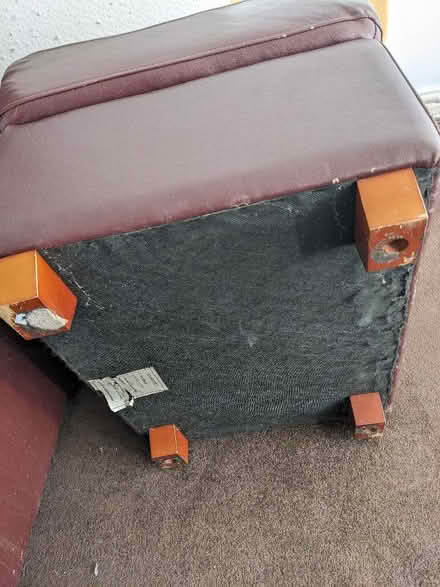 Photo of free Sofa, armchair + footstool (Disley SK12) #3