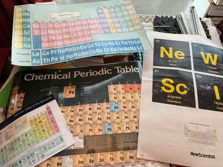 Photo of free Miscellaneous Periodic Table posters. (Headington Quarry OX3) #1