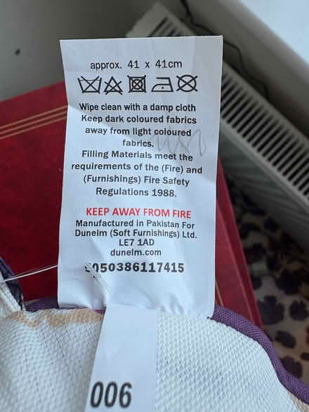 Photo of free Chair cushions (Hertford SG13) #2