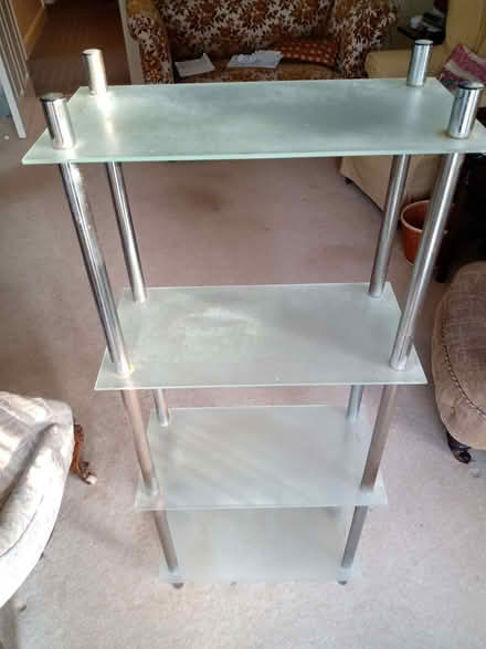 Photo of free Floor standing glass shelving unit (Caversham RG4) #3