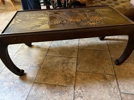 Photo of free Coffee table and mag rack (ME15 Plains avenue) #1