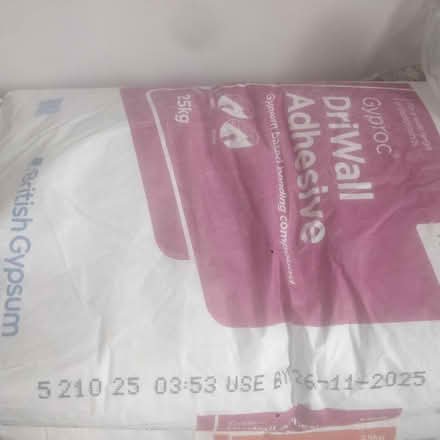 Photo of free Plasterboard adhesive (Leytonstone E11) #2