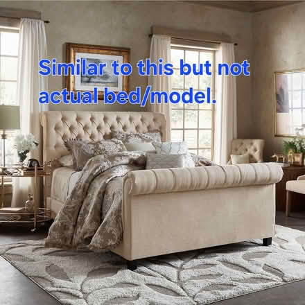 Photo of free Double sleigh bed (Stanley) #1