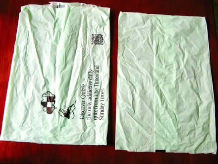 Photo of free 50 So Called "Compostable" Bags 12 inches by 17 (Croham CR2) #1