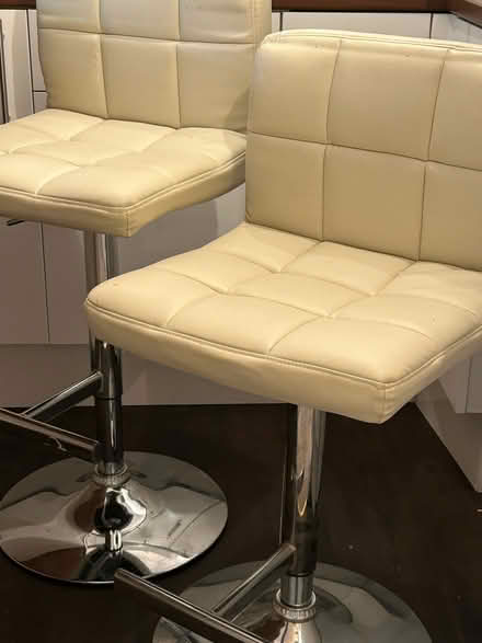 Photo of free Two padded bar stools (The Highlands TN39) #3