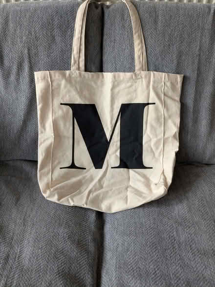 Photo of free M Tote Bag (Beulah Hill SE19) #1