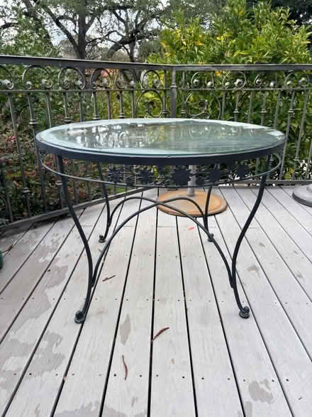 Photo of free 4 Wrought Iron Chairs & Round Table (Folsom) #2