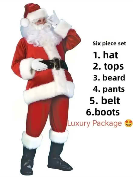 Photo of free Santa Suit UK XL size - unworn (Denton M34) #1