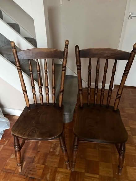 Photo of free Pair on wooden chairs (Marlow SL7) #1