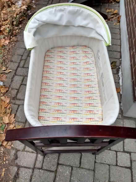 Photo of free Baby Bassinet locking caster wheels (Near Baseline Rd. & Clyde Ave.) #1