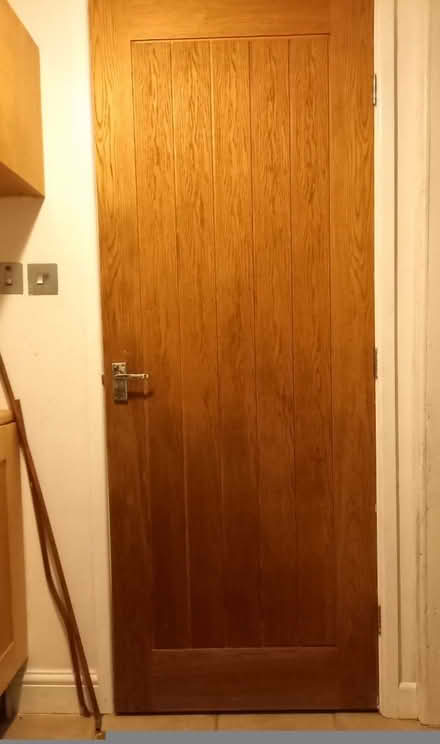 Photo of free Solid wooden door modern (Rhostryfan LL54) #1