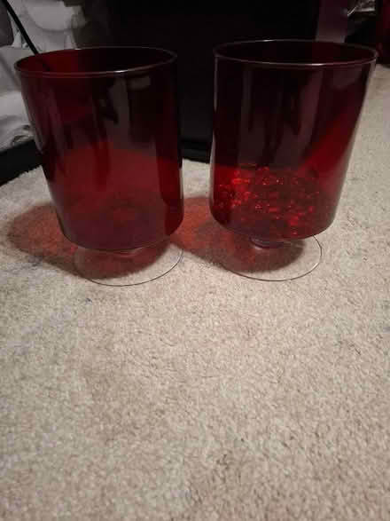Photo of free Red glass vases (Bramley LS13) #1