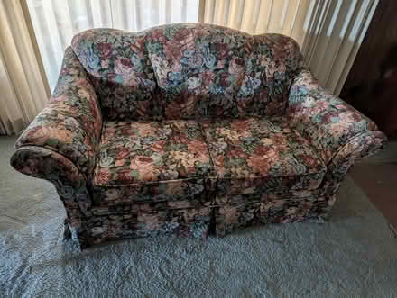 Photo of free couch and love seat (hemet) #1