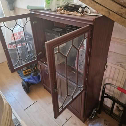 Photo of free Wood cabinet (L13) #3