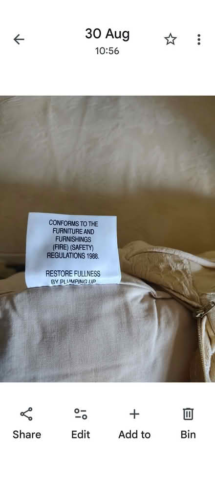 Photo of free Sofa (Badingham) #2