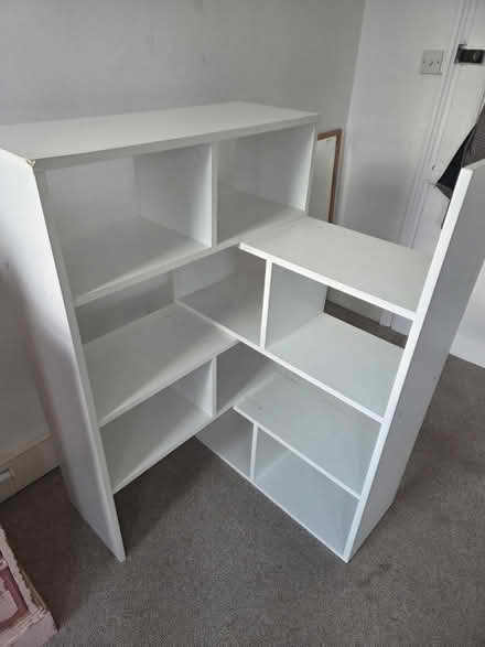 Photo of free White Shelving Unit (Harringay Ladder N4) #3