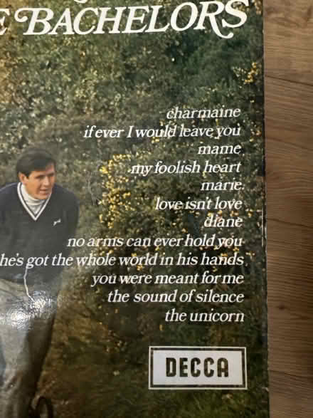 Photo of free The world of the bachelors album (Billericay CM11) #2