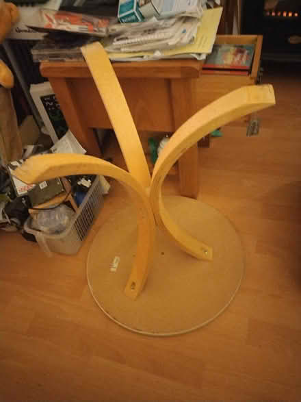 Photo of free Small IKEA table 21" high (L9) #2