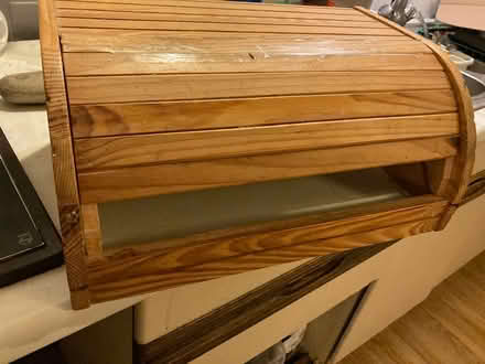 Photo of free Wooden bread bin (Norbury SW16) #1