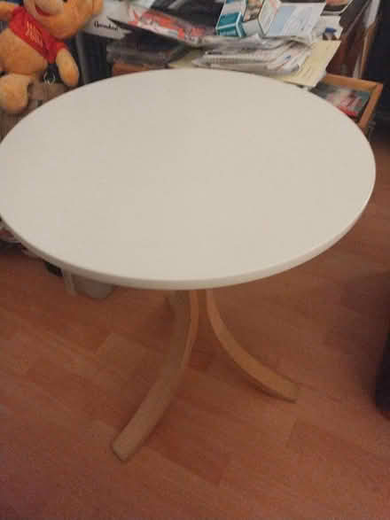Photo of free Small IKEA table 21" high (L9) #1