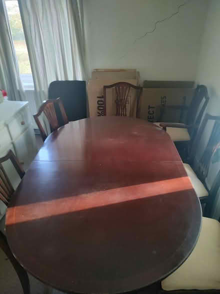 Photo of free Extendable table and chairs (Badingham) #1