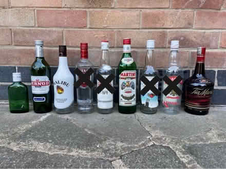 Photo of free Empty Spirit Bottles (LE9) #1