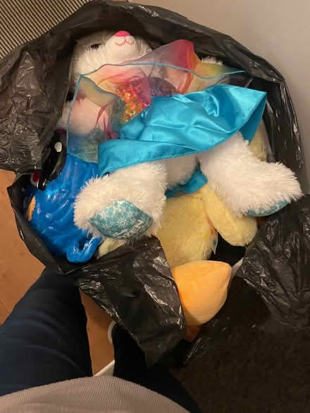 Photo of free Black sack of teddies (Southdown) #1