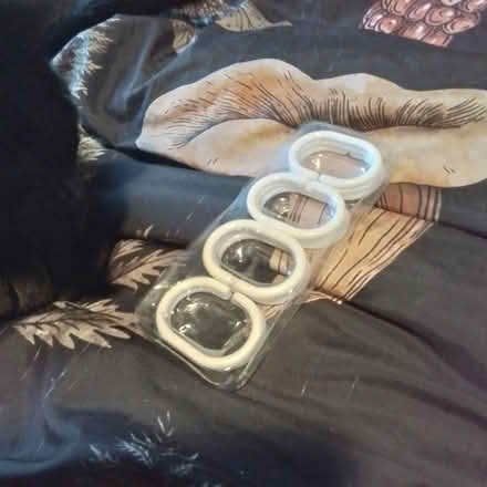 Photo of free 8 Shower curtain hooks (Granton EH5) #1