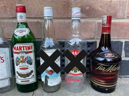 Photo of free Empty Spirit Bottles (LE9) #3