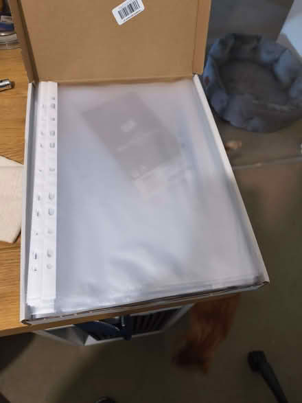 Photo of free Box of plastic wallets (Barnard's Green WR14) #1