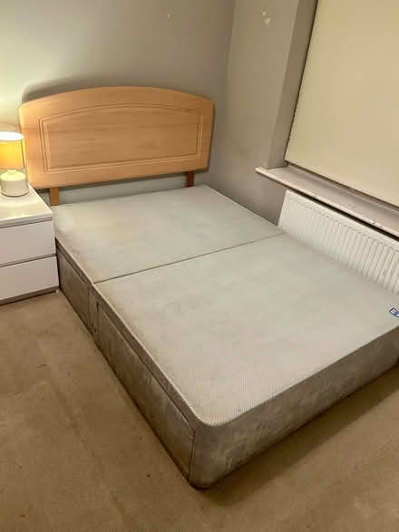 Photo of free Double Divan bed & headboard (EX1) #2