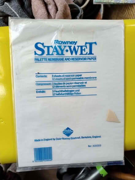 Photo of free palette membrane and reservoir paper (High Wood GL6) #1