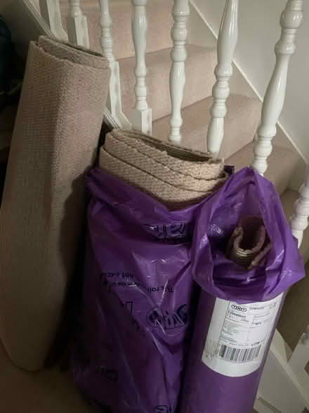 Photo of free Cream coloured carpet strips (Steyning BN44) #2