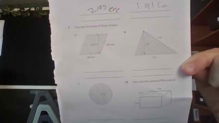 Photo of free maths sheet (Tauranga Airport) #1