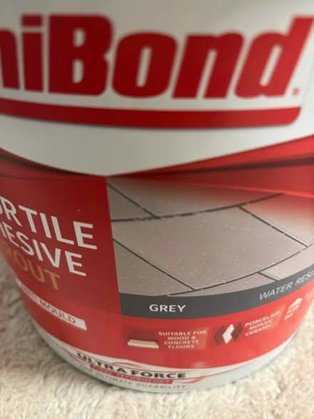 Photo of free Floor tile adhesive & grout, grey (Ware SG12) #2