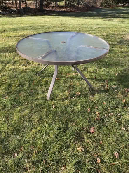 Photo of free Patio Table (Burlington on Wilmington Line) #1