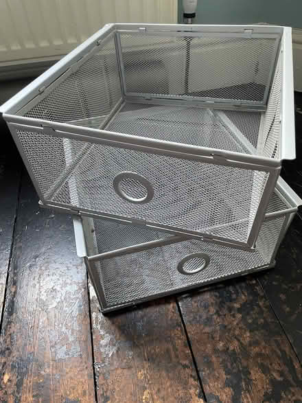 Photo of free Metal storage boxes (Chorlton M21) #1