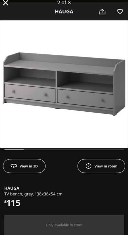 Photo of free Ikea media unit (Droylsden M43) #1