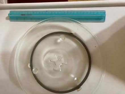 Photo of free Microwave plate and revolving ring (Ock St Abingdon OX14) #1