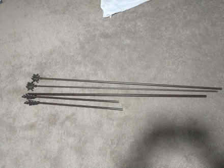 Photo of free Curtain rods (Meriden off Curtis st) #1